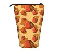 WXCJWD Adorable petit hamster crayon télescopique rétractable trousse de maquillage portable et boîte de rangement de papeterie adaptée pour les environnements de bureau