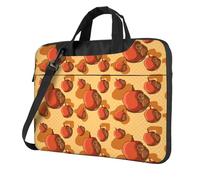 WXCJWD Adorable petit hamster pour ordinateur portable et tablette, design élégant, tissu durable et hydrofuge, décontracté, Noir , 13 inch