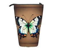 WXCJWD Adorable petit papillon télescopique rétractable trousse de maquillage portable et boîte de rangement de papeterie adaptée pour les environnements de bureau