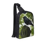WXCJWD Beetles Sac à bandoulière tendance pour homme et femme avec bandoulière convertible., Corbeaux sur l'arbre, Taille unique