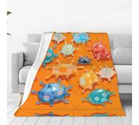 WXCJWD Colorful cell bodies Couverture en microfibre ultra douce pour toutes les saisons 152,4 x 127 cm