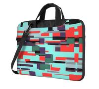 WXCJWD Combinaison rayée pour ordinateur portable et tablette, design élégant, tissu durable et hydrofuge, décontracté, Noir , 14 inch