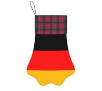 WXCJWD Décorations de Noël avec drapeau de l'Afrique du Sud, sacs à bonbons pour la famille, les vacances, les fêtes de fin d'année, les décorations de sapin, Drapeau de l'Allemagne., One Size
