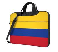 WXCJWD Drapeau de la Colombie pour ordinateur portable et tablette, design élégant, tissu durable et hydrofuge, décontracté, Noir , 13 inch