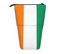 WXCJWD Drapeau de la Côte d'Ivoire Crayon télescopique rétractable Trousse de maquillage Portable Boîte de rangement pour papeterie Convient pour les environnements de bureau