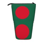 WXCJWD Drapeau du Bangladesh Crayon télescopique rétractable Trousse de maquillage Portable Boîte de rangement pour papeterie Convient pour les environnements de bureau