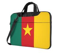 WXCJWD Drapeau du Cameroun pour ordinateur portable et tablette, design élégant, tissu durable et hydrofuge, décontracté, Noir , 13 inch
