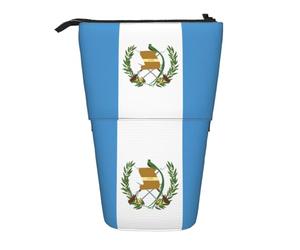 WXCJWD Drapeau du Guatemala - Trousse de maquillage et papeterie - Rétractable - Portable - Pour crayons - Pour bureau
