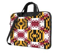 WXCJWD Drapeau du Maryland pour ordinateur portable et tablette, design élégant, tissu durable et hydrofuge, décontracté, Noir , 15.6 inch