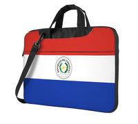 WXCJWD Drapeau du Paraguay pour ordinateur portable et tablette, design élégant, tissu durable et hydrofuge, décontracté, Noir , 13 inch