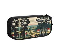 WXCJWD Go to The Countryside Trousse à crayons pour grand sac à crayons simple multifonction pour bureau
