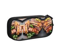 WXCJWD Golden Roast Trousse à crayons pour grand sac à crayons simple multifonction pour bureau