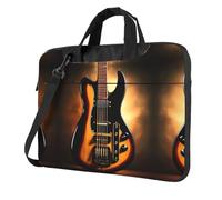 WXCJWD Guitare instrumentale pour ordinateur portable et tablette, design élégant, tissu durable et hydrofuge, décontracté, Noir , 14 inch