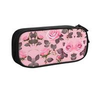 WXCJWD Jolie trousse à crayons rose pour grand sac à crayons simple multifonction pour bureau