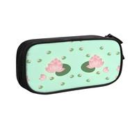 WXCJWD Lotus Flowers Waiting to Bloom Trousse à crayons pour grande trousse simple multifonction pour bureau