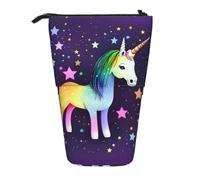 WXCJWD One-Horse Star Crayon télescopique rétractable Trousse de maquillage portable et boîte de rangement pour papeterie Convient pour les environnements de bureau
