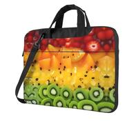 WXCJWD Ordinateur portable et tablette Fresh Fruits, design élégant, tissu durable et hydrofuge, décontracté, Noir , 15.6 inch