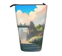 WXCJWD Outside The Castle Gate Crayon télescopique rétractable Trousse de maquillage portable et boîte de rangement pour papeterie Convient pour les environnements de bureau