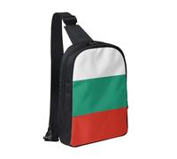 WXCJWD Sac à bandoulière tendance en République dominicaine pour homme et femme - Sac de poitrine décontracté avec bandoulière convertible., Drapeau bulgare, Taille unique