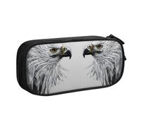WXCJWD Sketching an Eagle Pencil Case for Large Simple Multifonctionnel Pencil Bag for Office