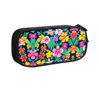 WXCJWD Trousse à crayons à fleurs colorées pour grand sac à crayons simple multifonction pour bureau