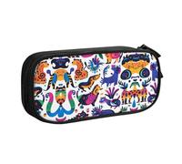 WXCJWD Trousse à crayons colorée motif dinosaure guerre pour grande trousse simple multifonctionnelle pour bureau