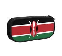 WXCJWD Trousse à crayons drapeau du Kenya pour grand sac à crayons simple multifonctionnel pour bureau