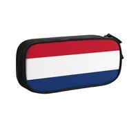 WXCJWD Trousse à crayons drapeau néerlandais pour grand sac à crayons simple multifonctionnel pour bureau