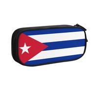 WXCJWD Trousse à crayons motif drapeau cubain pour grand sac à crayons simple multifonctionnel pour bureau