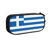 WXCJWD Trousse à crayons motif drapeau grec pour grand sac à crayons simple multifonctionnel pour bureau