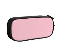 WXCJWD Trousse à crayons rose de couleur unie pour grand sac à crayons simple multifonction pour bureau