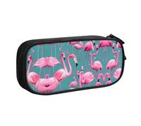 WXCJWD Un flocage de flamants roses trousse à crayons grande trousse simple multifonction pour bureau