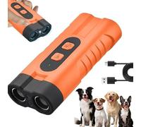 Wxeadu Appareil anti-aboiement à ultrasons doux pour chiens - Dispositif anti-aboiement pour chiens - Avec lampe de poche LED - Trois modes - Appareil anti-aboiement pour petits grands chiens