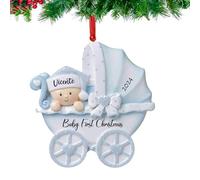 Wxexopowk Boule Noel Personnalisable - Mon Premier Noel, Boule Mon 1er Noel personnalisés avec Le Nom et Texte du Bébé, 2025 Décoration de Noël Personnalisé, Idées de Cadeaux de Noël pour Garçon