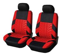 WXEXUDIN 2 Housses De Siège Voiture Avant,pour Ford KA RU8 2008 2009 2010 2011 2012 2013 2014 2015 2016 Housses De Siège De Voiture en Tissu Imperméable Protecteur Coussins De Siège Couvre,Red