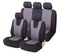 WXEXUDIN Car Seat Cover Sets for Ford Ecosport 2014-2018, 5 Seater Breathable Protection Covers Waterproof Comfortable Covers and Cushions Car Accessories,Grey