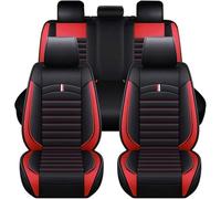 WXEXUDIN Housse De Siege Voiture, pour Hyundai Kona Hybrid/Electric/N SUV 2018-2021 2022 2023 2024 Universelles Auto Cuir Ensembles De Housses De SièGe, Compatible Airbag Auto Housses Siège,Red