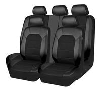 WXEXUDIN Housse Siege Voiture pour Great Wall RUV Safe Sailor SoCool Steed SUV, Cuir Housse Voiture Siège Avant Arrière Protecteur Siège Couvre Confortable Interieur Accessoires,A/Black