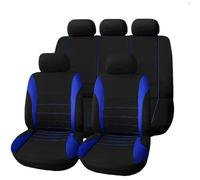 WXEXUDIN Housse Siège Voiture pour Hyundai i10 i-10 / i10 N Line 2013-2024 2025, 9 Pièces Housses Siège Avant Arrière Coussin Couvre Respirant Protections Accessoire Interieur,Blue