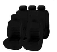 WXEXUDIN Housse Siège Voiture pour Renault Captur 2 E-Tech Hybrid 2020-2025, 9 Pièces Housses Siège Avant Arrière Coussin Couvre Respirant Protections Accessoire Interieur,Black