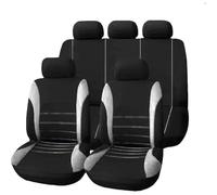 WXEXUDIN Housse Siège Voiture pour Renault Captur 2 E-Tech Hybrid 2020-2025, 9 Pièces Housses Siège Avant Arrière Coussin Couvre Respirant Protections Accessoire Interieur,Grey