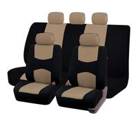 WXEXUDIN Housse Siege Voiture pour Seat Arosa Exeo Toledo Altea Cordoba Exeo, 5 Seats Avant Arrière Coussins Couvre Respirant Voiture Ensembles De Housses Siège Protections,Beige