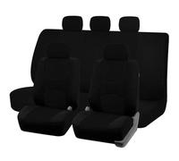 WXEXUDIN Housse Siege Voiture pour Seat Cordoba (6L2) Sedan 2002-2009, 5 Seats Avant Arrière Coussins Couvre Respirant Voiture Ensembles De Housses Siège Protections,Black