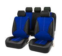 WXEXUDIN Housses De Siège De Voiture pour Peugeot 206 CC SW 207 208 307 CC/3008 Housse De Cuir Siege Voiture,Accessoire Voiture Interieur,Respirant Imperméable(9 pièces), Blue