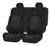 WXEXUDIN Voiture Housses De Siège pour Nissan Sentra 2007-2019, Tissu Auto Coussins Couvre Avant Arrière Protecteur Siège Respirant Interieur Accessoire,Black