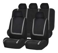 WXEXUDIN Voiture Housses De Siège pour Renault Laguna (HTB) 1993-2001, Tissu Auto Coussins Couvre Avant Arrière Protecteur Siège Respirant Interieur Accessoire, Gray