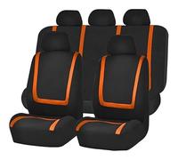 WXEXUDIN Voiture Housses De Siège pour Toyota Corolla Cross XG10 2021-2025, Tissu Auto Coussins Couvre Avant Arrière Protecteur Siège Respirant Interieur Accessoire, Orange