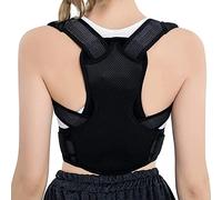 WXF86djl Correcteur de Posture for Femmes Soutien du Dos Lisseur Réglable Confort Ceinture Invisible Étudiants Adultes for Le Cou Épaule Dos Soulagement de la Douleur Complètement,Black,M