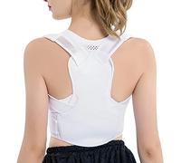 WXF86djl Correcteur de Posture for Femmes Soutien du Dos Lisseur Réglable Confort Ceinture Invisible Étudiants Adultes for Le Cou Épaule Dos Soulagement de la Douleur Complètement,White,L