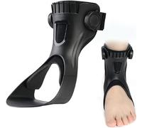 WXF86djl Support d'articulation de Cheville, Support de Pied réglable, Support d'attelle d'orthèse de Pied de Cheville, Chaussures hémiplégiques, stabilisateur de Pied de Marche(Left,M)